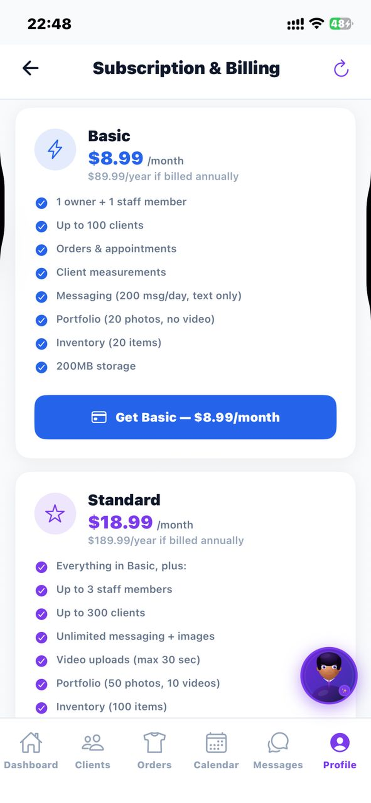 StitchFlow — Fashion & tailoring business app | Orders, clients & payments